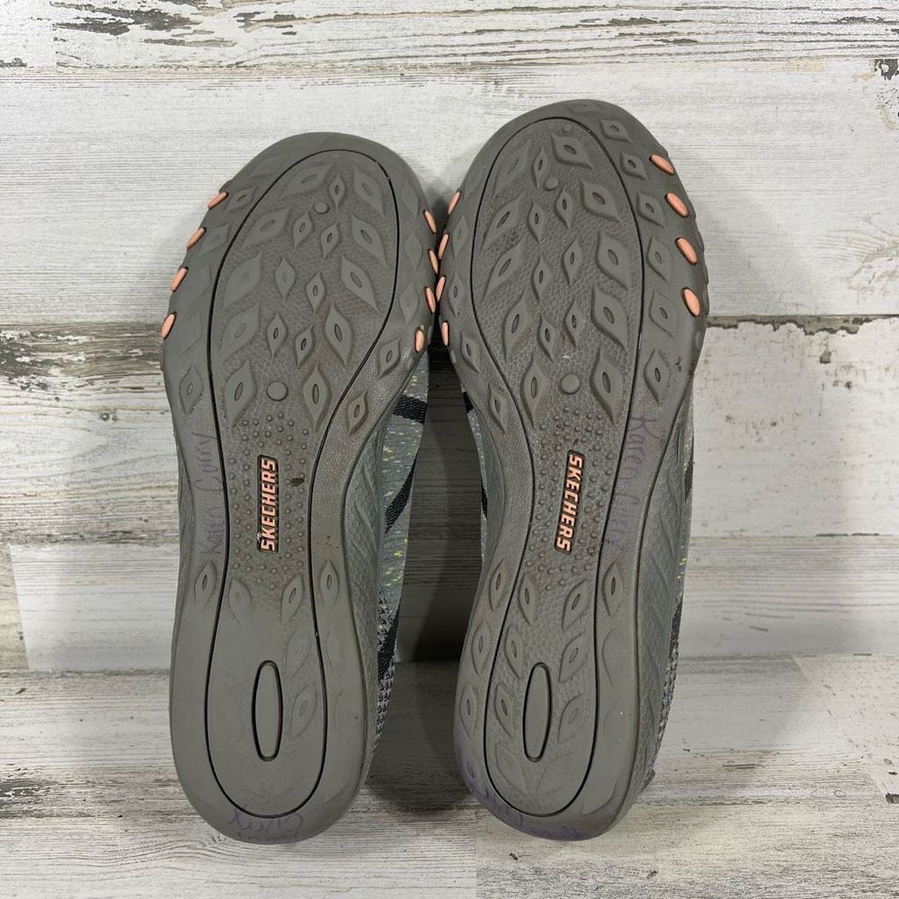 Skechers Womens Relaxed Fit Memory Foam Gray Aqua Slip On Shoe US‎ 8 - Picture 7 of 8